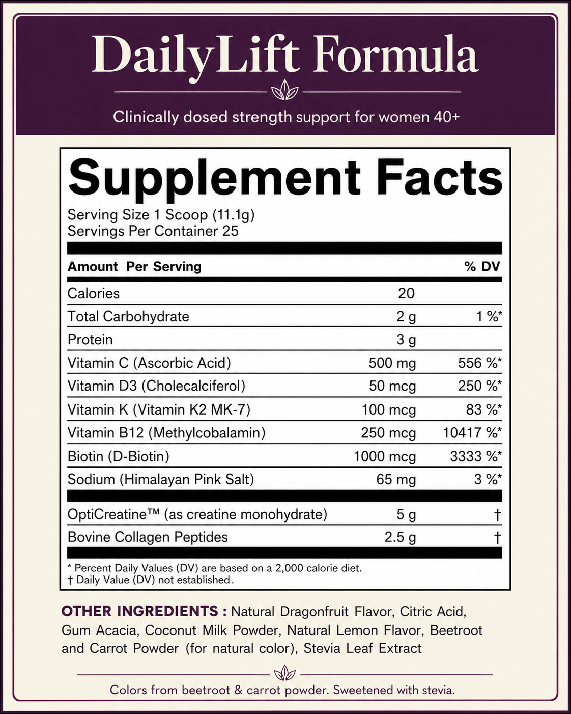 Aelami DailyLift Creatine Complex