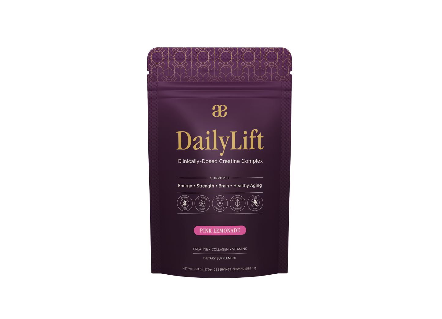Aelami DailyLift Private Access| Creatine + Collagen + Vitamin D Supplement for Women 40+