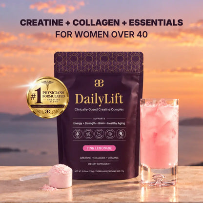 Aelami DailyLift Private Access | Creatine + Collagen + Vitamin D Supplement for Women 40+